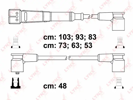 Kit de câbles d'allumage LYNXAUTO SPC5303