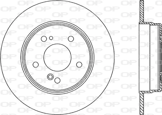 Disque de frein OPEN PARTS BDR1317.10