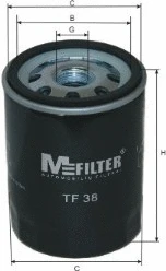 Filtre à huile MFILTER TF 38