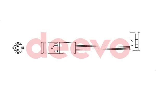 Contact d'avertissement, usure des plaquettes de frein DEEVO BW10940