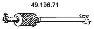 Tuyau d'échappement EBERSPÄCHER 49.196.71