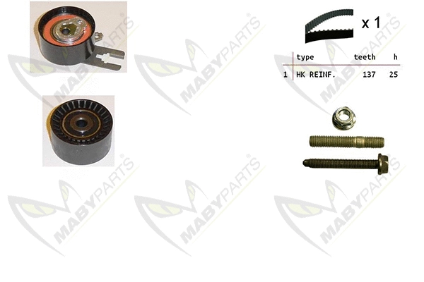 Kit de courroie crantée MABYPARTS OBK010038