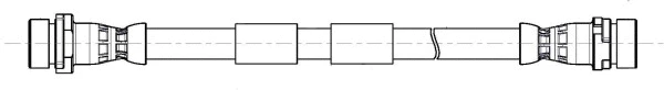 Flexible de frein CEF 515339