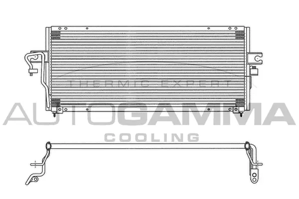 Condenseur, climatisation AUTOGAMMA 102715