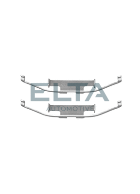 Kit d'accessoires, plaquette de frein à disque ELTA AUTOMOTIVE EA8508