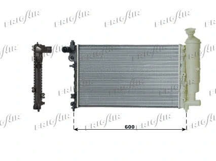Radiateur, refroidissement du moteur FRIGAIR 0108.3047