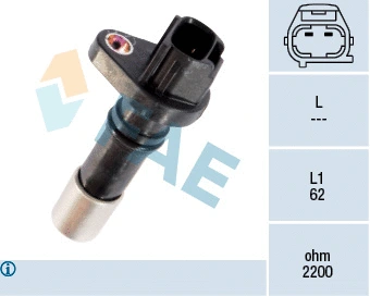 Capteur d'angle, vilebrequin FAE 79224
