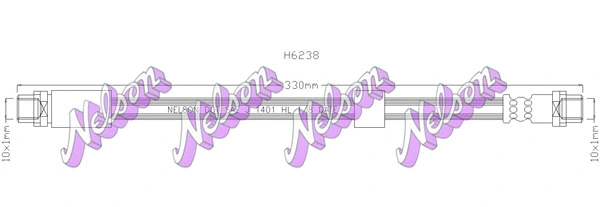 Flexible de frein KAWE H6238