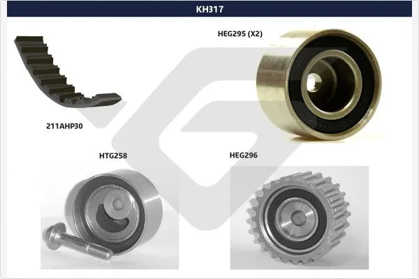 Kit de courroie crantée HUTCHINSON KH 317