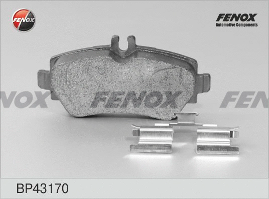 Kit de plaquettes de frein, frein à disque FENOX BP43170