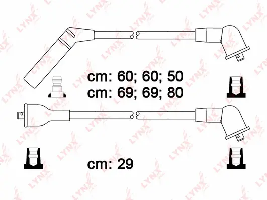 Kit de câbles d'allumage LYNXAUTO SPC5503
