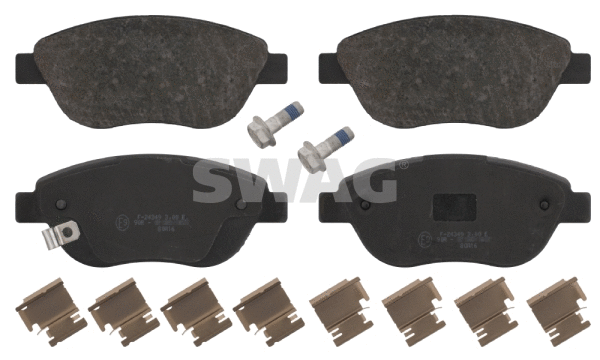 Kit de plaquettes de frein, frein à disque SWAG 40 91 6630