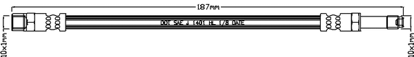 Flexible de frein JURATEK JBH1029