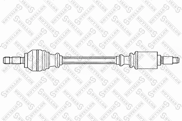Arbre de transmission STELLOX 158 1771-SX