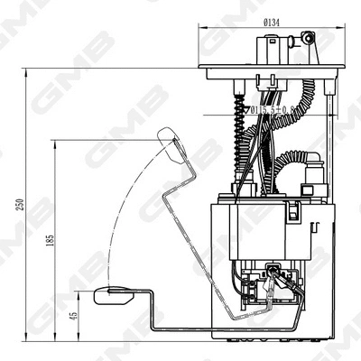 unité d'alimentation de carburant GMB GFPS-090A