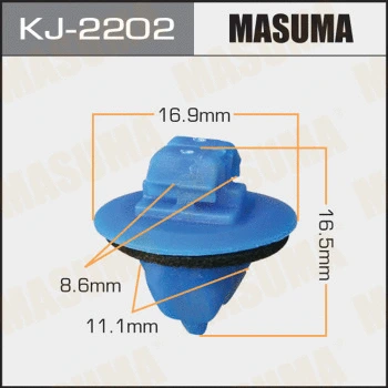 Clip, enjoliveur MASUMA KJ-2202