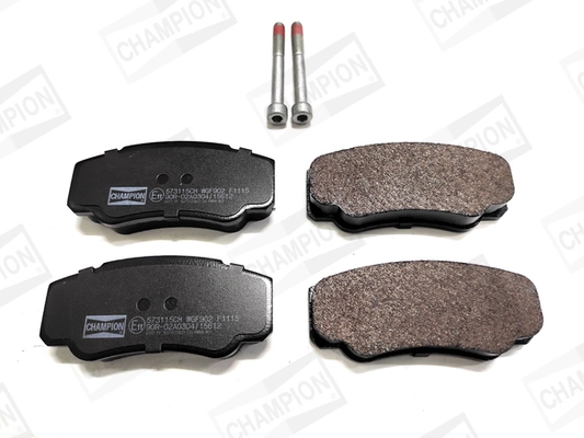 Kit de plaquettes de frein, frein à disque CHAMPION 573115CH