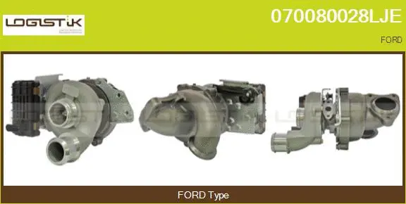 Turbocompresseur, suralimentation LGK 070080028LJE