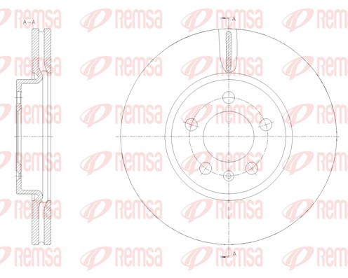 Disque de frein REMSA 62118.10