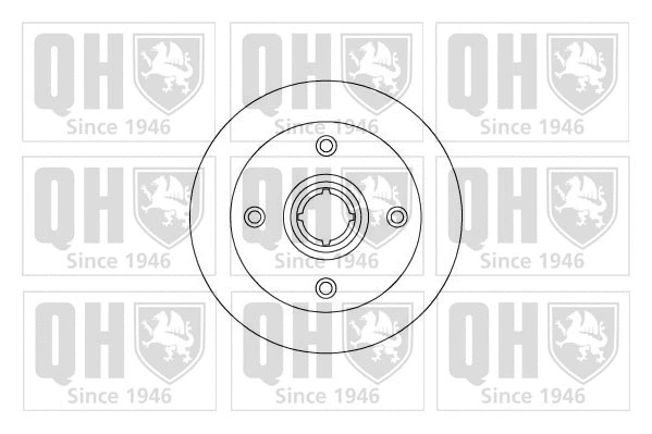 Disque de frein QUINTON HAZELL BDC3258