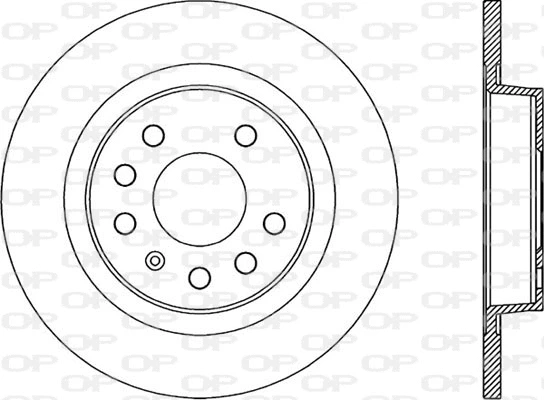 Disque de frein OPEN PARTS BDR1989.10
