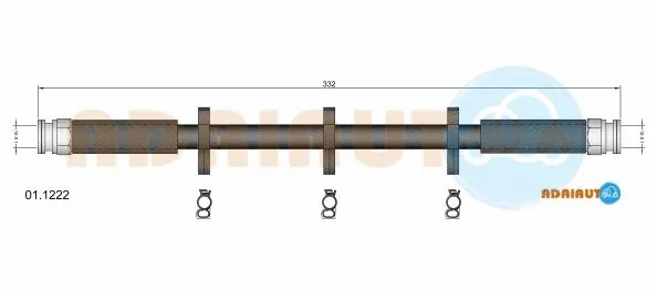 Flexible de frein ADRIAUTO 01.1222