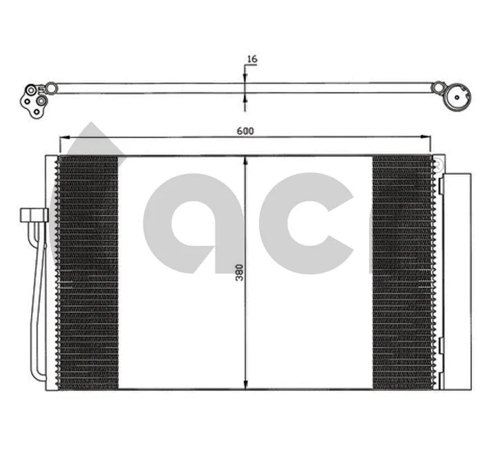 Condenseur, climatisation ACR 300573