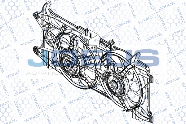 Ventilateur, refroidissement du moteur JDEUS EV847500