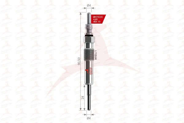 Bougie de préchauffage MEHA AUTOMOTIVE MH70220