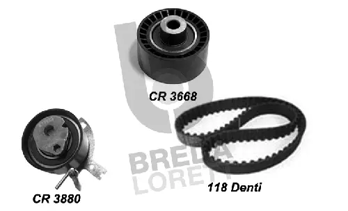 Kit de courroie crantée BREDA LORETT KCD0331