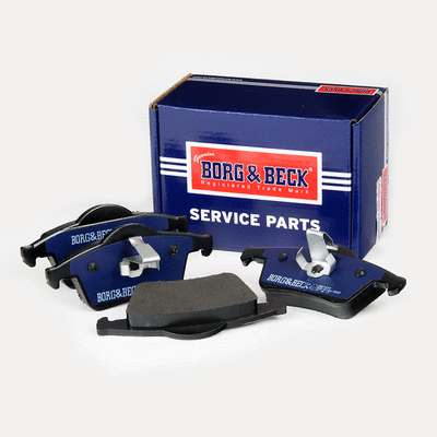 Kit de plaquettes de frein, frein à disque BORG & BECK BBP1697
