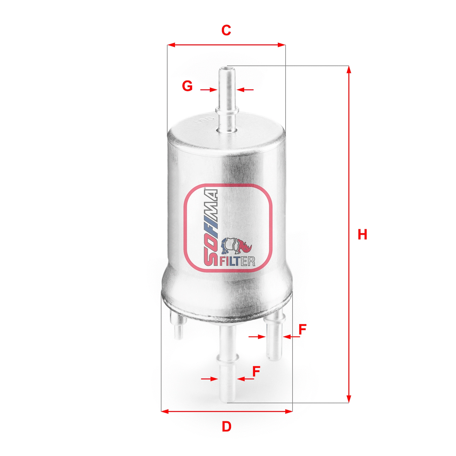 Filtre à carburant SOFIMA S 1832 B