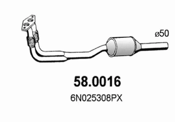 Catalyseur ASSO 58.0016