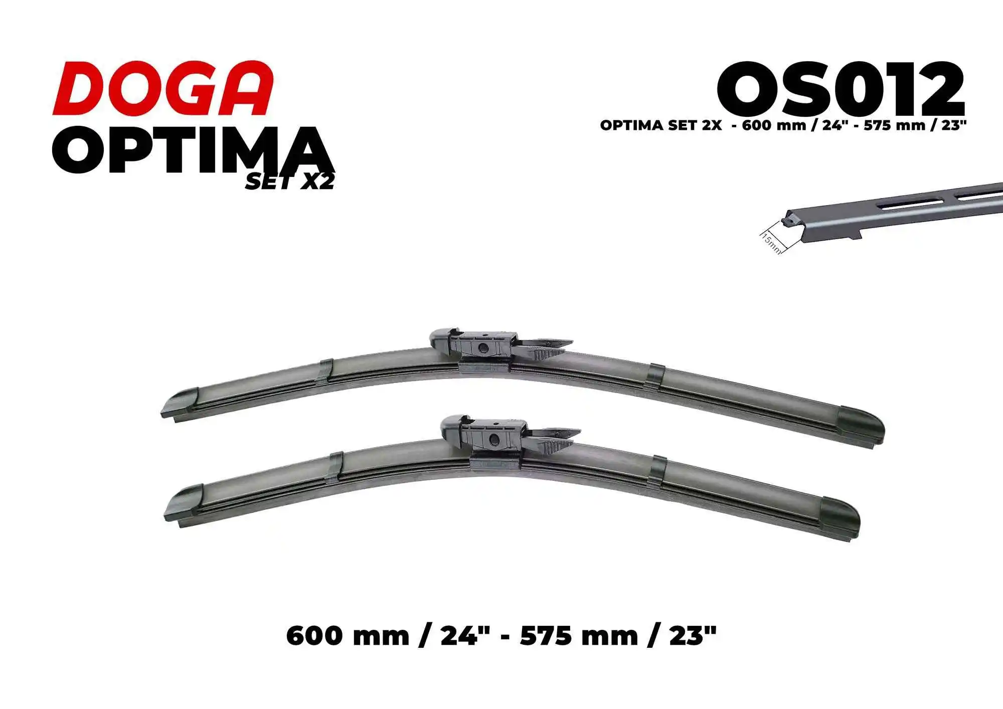 Balai d'essuie-glace DOGA OS012