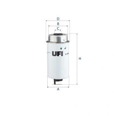 Filtre à carburant UFI 24.457.00