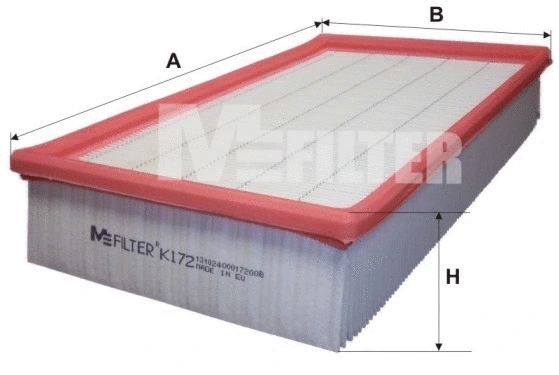 Filtre à air MFILTER K 172