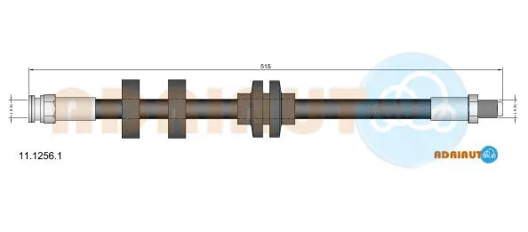Flexible de frein ADRIAUTO 11.1256.1