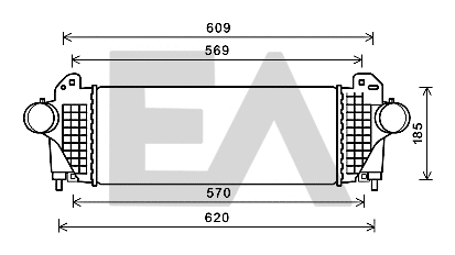 Refroidisseur d'air de suralimentation EACLIMA 36A03006