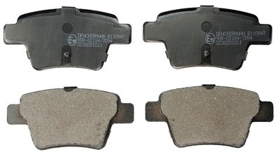 Kit de plaquettes de frein, frein à disque DENCKERMANN B110947
