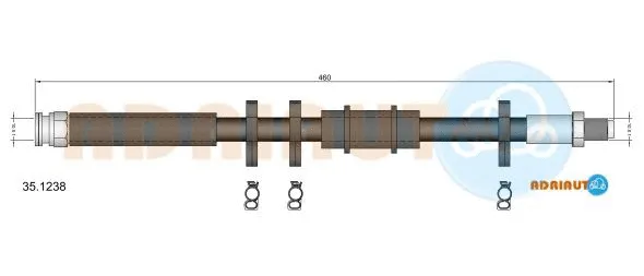 Flexible de frein ADRIAUTO 35.1238