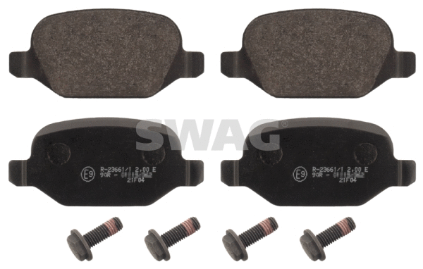 Kit de plaquettes de frein, frein à disque SWAG 74 91 6853