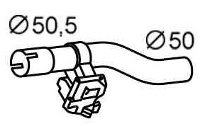 Tuyau d'échappement VEGAZ GmbH RR-402