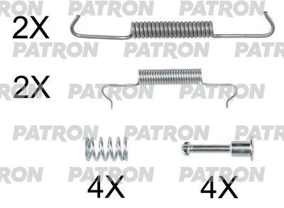 Kit d'accessoires, mâchoires de frein de stationnement PATRON PSRK0245