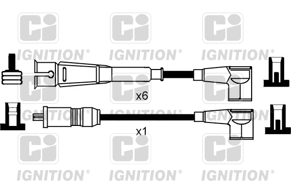Kit de câbles d'allumage QUINTON HAZELL XC904