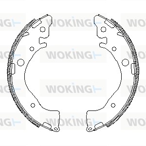 Mâchoire de frein WOKING Z4587.00