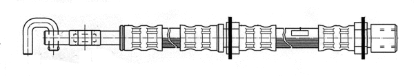 Flexible de frein CEF 512064