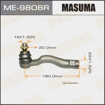 Rotule de barre de connexion MASUMA ME-9808R