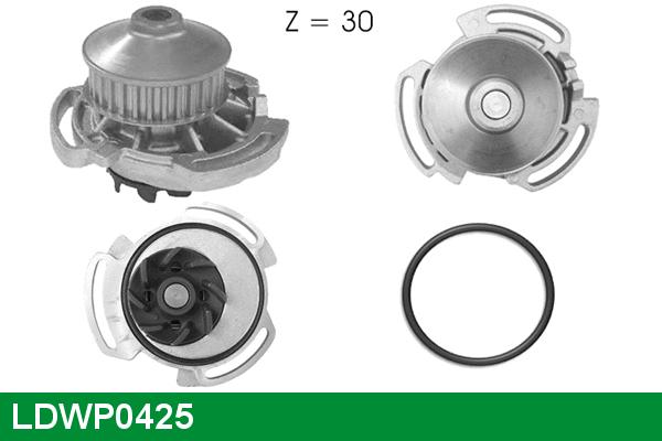 Pompe à eau, refroidissement du moteur LUCAS LDWP0425