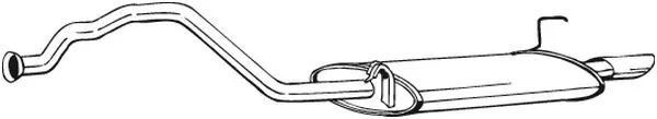 Silencieux arrière BOSAL 283-017
