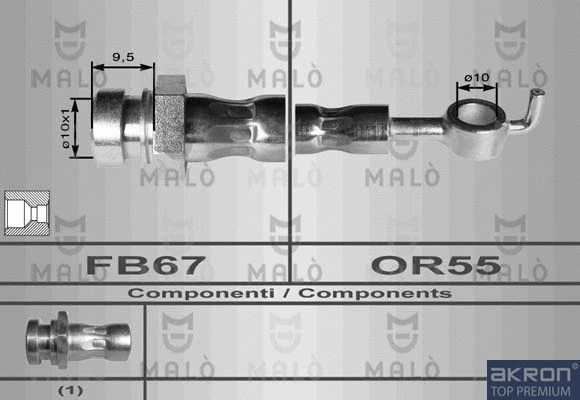 Flexible de frein AKRON-MALÒ 80151
